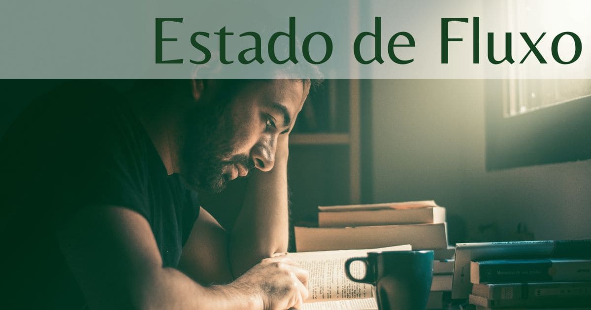 estado de fluxo - homem concentrado